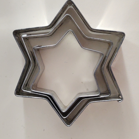 Cookie Cutters Set of FOUR 4 Star of David Hanukkah Baking - Picture 11 of 13